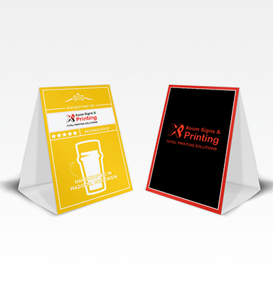Table-tents Table-tents